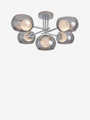 Chrome Carson 5 Light Flush Fitting - Image 4 of 5