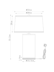 Brass Virginia Table Lamp - Image 4 of 5