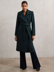 Reiss Teal Odette Coat - Image 1 of 6