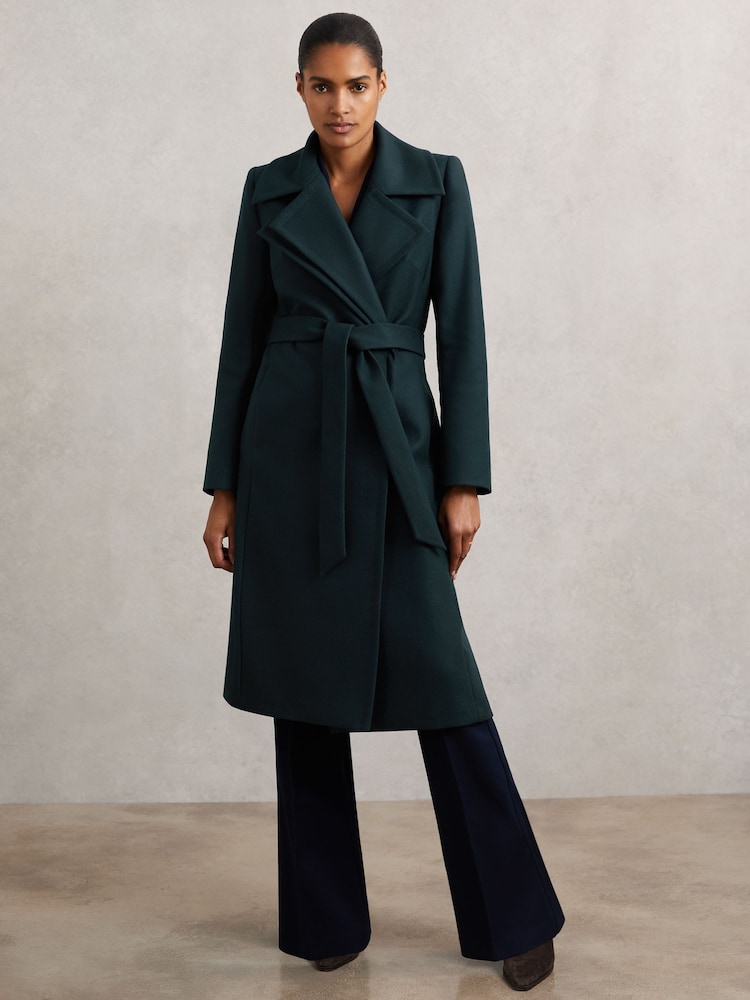 Reiss Teal Odette Coat - Image 1 of 6