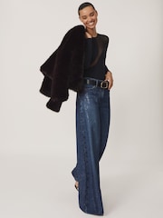 Reiss Evie Mesh Panel Bodysuit - Imagen 3 de 7