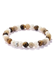 Thomas Sabo Silver Tone Beaded Bracelet - Image 1 of 1