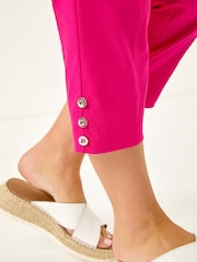 Roman Pink Petite Bengaline Cropped Trousers - Image 5 of 5