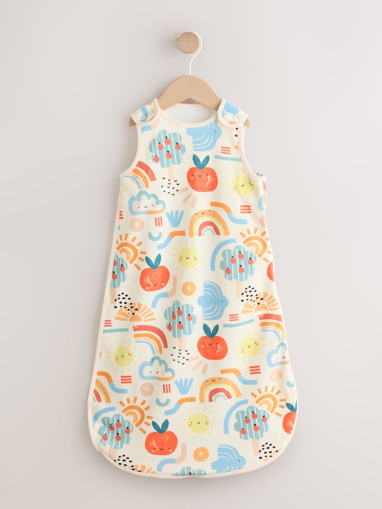 Rainbow Fruits 0.5 Tog Sleeveless Baby Sleep Bag - Image 1 of 6 Rainbow Fruits 0.5 Tog Sleeveless Baby Sleep Bag - Image 1 of 6