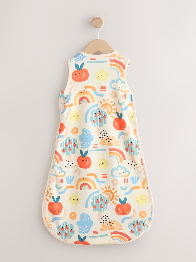 Rainbow Fruits 0.5 Tog Sleeveless Baby Sleep Bag - Image 2 of 6 Rainbow Fruits 0.5 Tog Sleeveless Baby Sleep Bag - Image 2 of 6