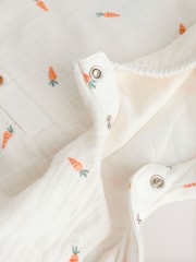 White Bunny Baby Woven Romper (0mths-3yrs) - Image 8 of 9