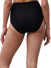 Chantelle One Size Soft Stretch Seamless High Waisted Black Knickers 3 Pack - Image 7 of 7