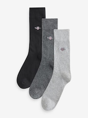GANT Grey Socks 3 Pack - Image 1 of 4
