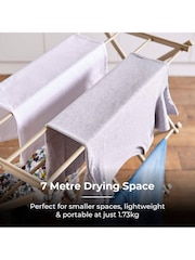 Tower Latte Compact Wide Airer - Image 4 of 9