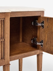 Mid Natural Alderley Oak Veneer Sideboard - Image 12 of 12