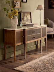 Mid Natural Alderley Oak Veneer Sideboard - Image 2 of 12