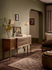 Mid Natural Alderley Oak Veneer Sideboard - Image 6 of 12