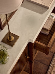 Mid Natural Alderley Oak Veneer Sideboard - Image 8 of 12