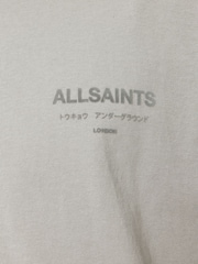 AllSaints Light Grey Xander Short Sleeve Crew T-Shirt - Image 4 of 7