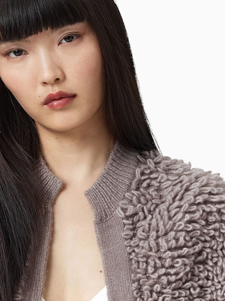 AllSaints Brown Elias Gilet - Image 2 of 7