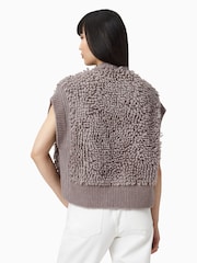 AllSaints Brown Elias Gilet - Image 6 of 7