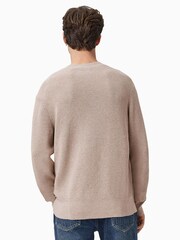 Gris claro - Jersey con cuello redondo Aspen de AllSaints - Imagen 6 de 7