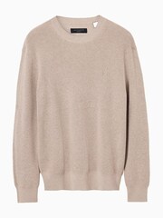 Gris claro - Jersey con cuello redondo Aspen de AllSaints - Imagen 7 de 7