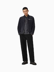AllSaints Black Rothwell Mskn Jacket - Image 3 of 9