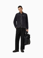 AllSaints Black Rothwell Mskn Jacket - Image 4 of 9