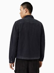 AllSaints Black Rothwell Mskn Jacket - Image 8 of 9