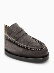 AllSaints Brown Bloom Loafers - Image 5 of 5