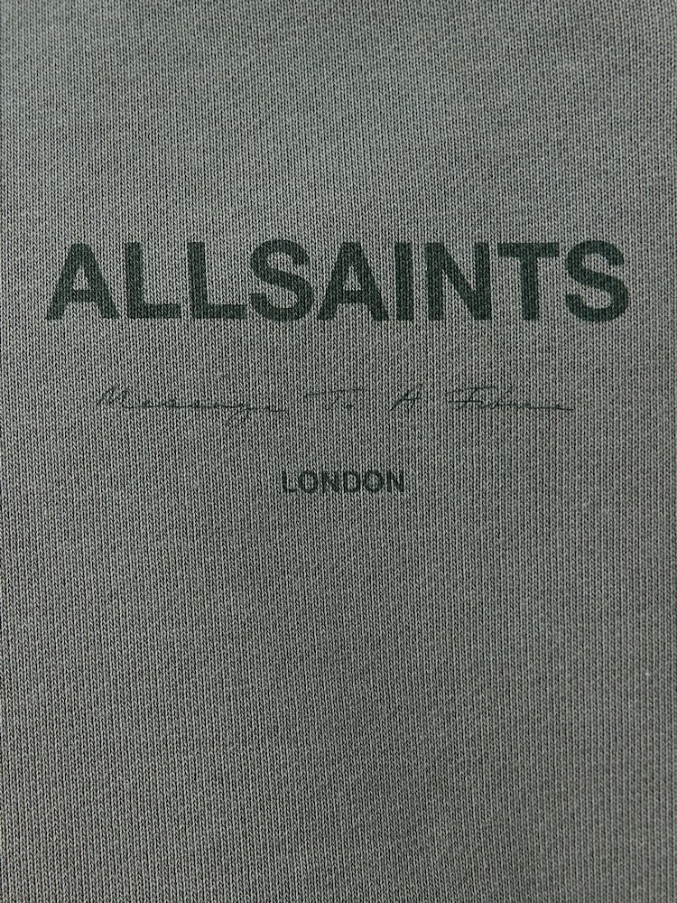 AllSaints Grey Future Crew Sweatshirt - Image 7 of 7