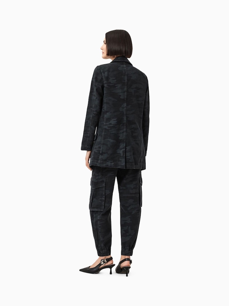 AllSaints Blue Freda Denim Trousers - Image 2 of 7