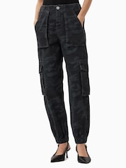 AllSaints Blue Freda Denim Trousers - Image 3 of 7