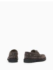 AllSaints Brown Skiff Boat Shoes - Image 3 of 5