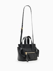AllSaints Black Perez Mini Bag - Image 3 of 6