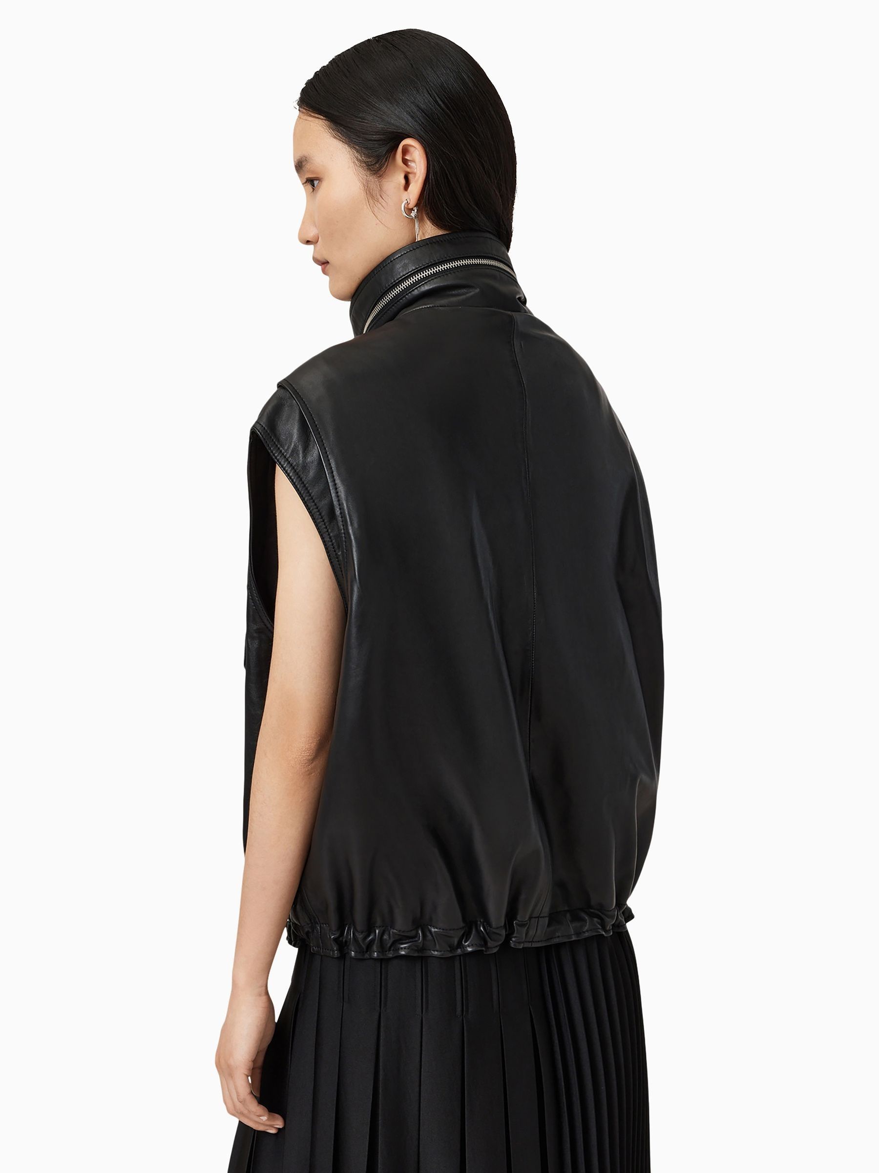 Buy AllSaints Black Clay Gilet from Next USA