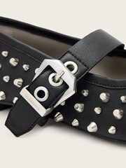 AllSaints Black Holly Stud Shoes - Image 5 of 7