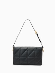 AllSaints Black Ondine Quilt Shoulder Bag - Image 2 of 6