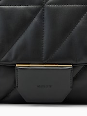 AllSaints Black Ondine Quilt Shoulder Bag - Image 5 of 6