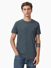 AllSaints Blue Tonic Short Sleeve Crew T-Shirt - Image 1 of 7