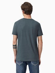 AllSaints Blue Tonic Short Sleeve Crew T-Shirt - Image 2 of 7