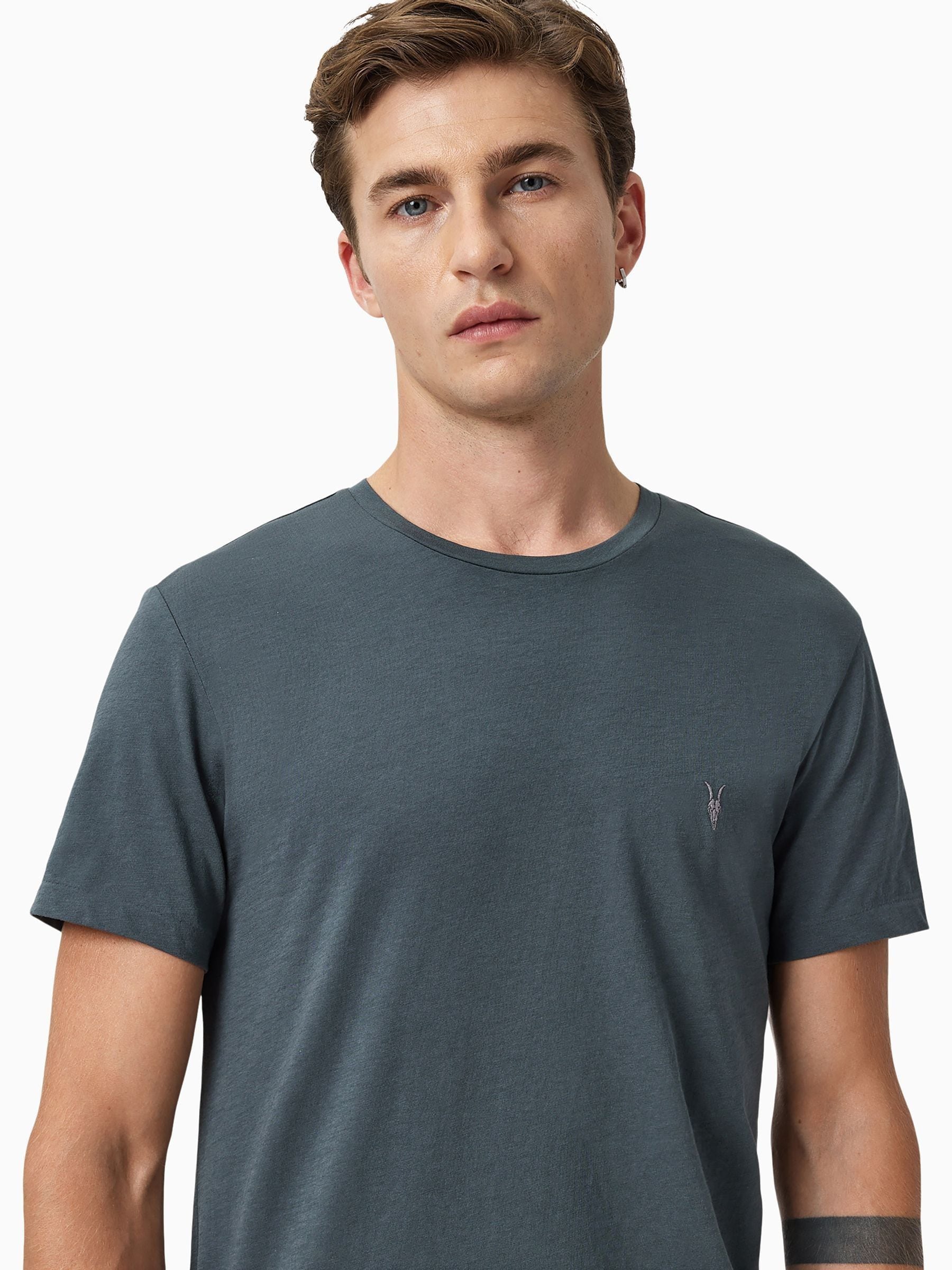 Buy AllSaints Blue Tonic Short Sleeve Crew T-Shirt from Next USA