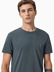AllSaints Blue Tonic Short Sleeve Crew T-Shirt - Image 5 of 7