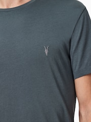 AllSaints Blue Tonic Short Sleeve Crew T-Shirt - Image 6 of 7