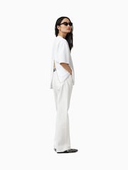 Branco - AllSaints Dani T-Shirt - Imagem 4 de 7
