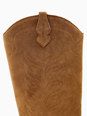 AllSaints Brown Dolly Suede Boots - Image 5 of 5