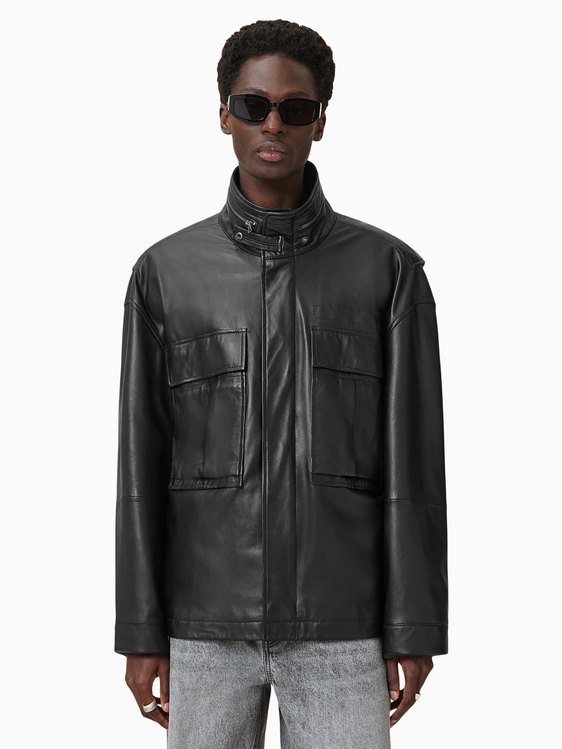 Buy AllSaints Black Halton Jacket from Next USA