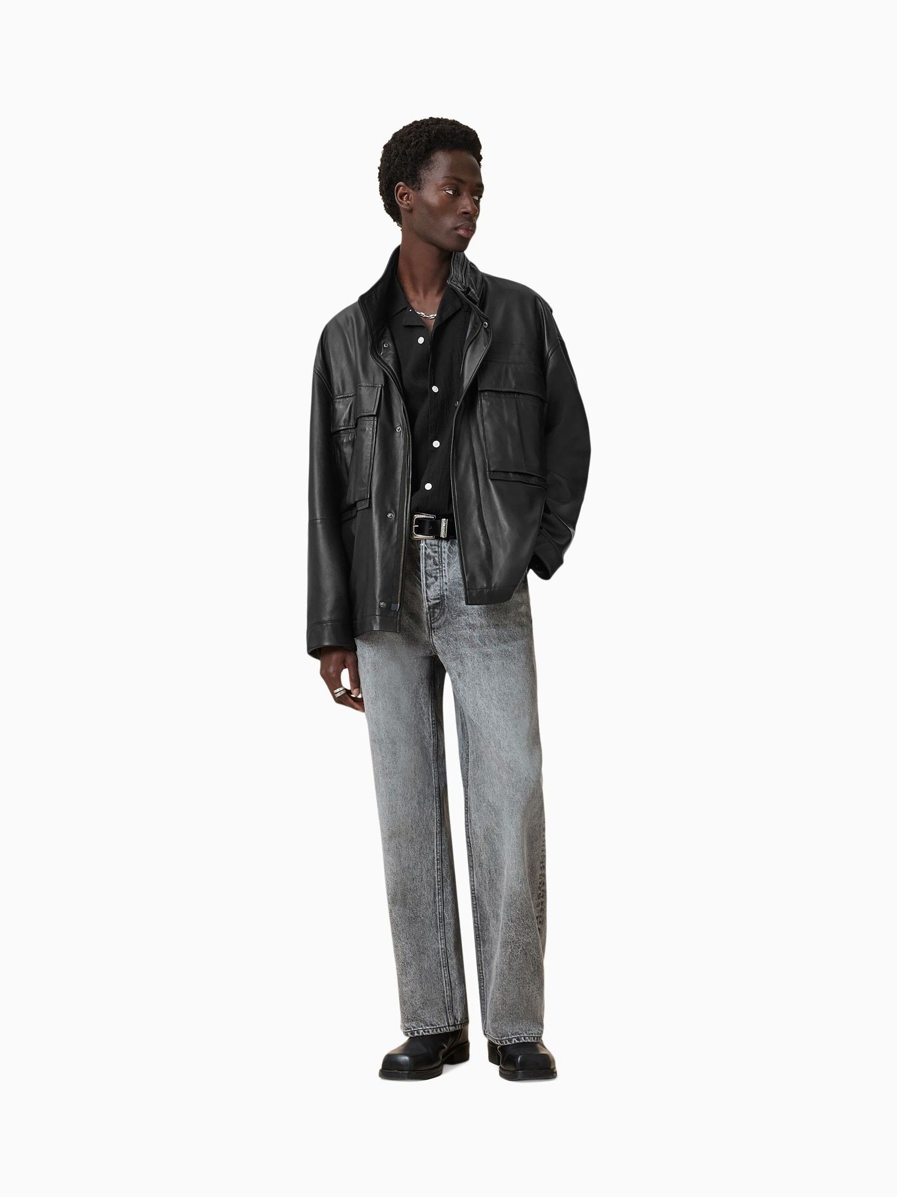 Buy AllSaints Black Halton Jacket from Next USA