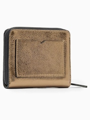 AllSaints Yellow Lena Hex Zip Wallet - Image 5 of 5