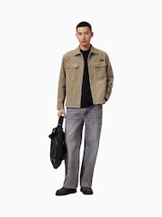 AllSaints Brown Castleford Jacket - Image 2 of 8