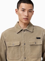 AllSaints Brown Castleford Jacket - Image 3 of 8