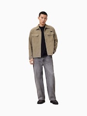 AllSaints Brown Castleford Jacket - Image 4 of 8