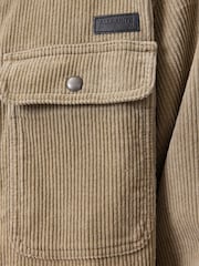 AllSaints Brown Castleford Jacket - Image 8 of 8