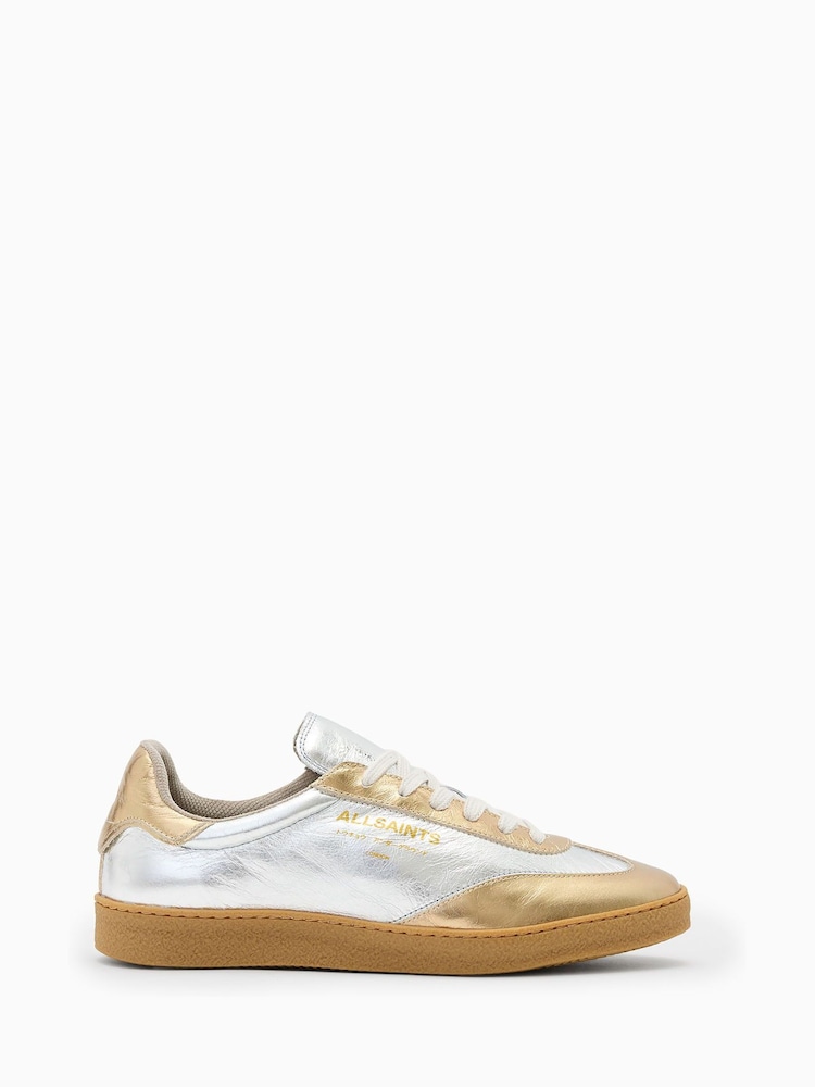 AllSaints Metallic Thelma Met Sneakers - Image 1 of 5 AllSaints Metallic Thelma Met Sneakers - Image 1 of 5